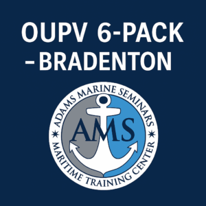 OUPV 6-Pack Captain’s License Course in Bradenton with Adams Marine Captain School